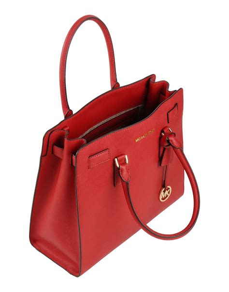 michael kors handtasche rot|michael kors large satchel handbag.